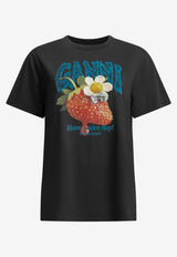 Strawberry Print T-Shirt