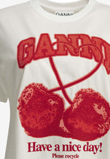 Cherries Print T-shirt