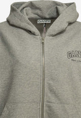 Logo Zip-Up Hooded Sweatshirt