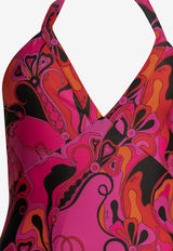 Orchidee Print One-Piece Swimsuit