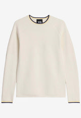 Y-3 X Wales Bonner Crewneck T-shirt Ivory KS3975PL/S_ADIST-CW