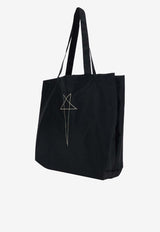 Rick Owens DRKSHDW Pentagram Shopper Bag Black DA01F4432NVCEM8_0908