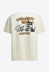 Carhartt Wip Coffee Break Printed T-shirt White I03744602.XX_6f4ceaf1-2444-4b35-a425-8c6478095331