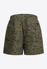 Carhartt Wip Travon Printed Shorts Green I0368013TD.XX_e1e66cf2-e80c-4a98-ae16-a9a8a6204d31