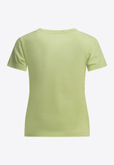 GANNI Baby Tiger Printed T-shirt Green A1050249ZZ7_100ff267-9caf-4e6c-a046-c983d46efa09