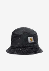 Carhartt Wip Belmar Paint Splatter Denim Bucket Hat Black I03701989.EJ_a5120535-b1b6-47b3-9515-1c8b2130b565