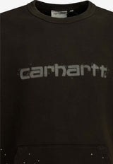 Carhartt Wip Painter Logo Sweatshirt Brown I03689947.EJ_b288f5ab-e928-4568-8229-e6c88d081fbd