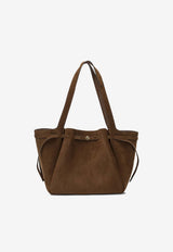 Tory Burch Romy Suede Shoulder Bag Brown 178158200_e5663036-9978-4300-8ba5-bd0629ddad5d