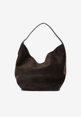 Toteme Medium Suede Tote Bag Dark Brown 234-WAL853-LE0004-102BROWN_b6db3862-5c62-46cd-869f-7c02eeb90d19