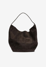 Toteme Medium Suede Tote Bag Dark Brown 234-WAL853-LE0004-102BROWN_b6db3862-5c62-46cd-869f-7c02eeb90d19