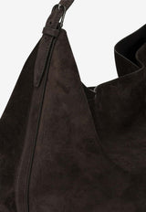 Toteme Medium Suede Tote Bag Dark Brown 234-WAL853-LE0004-102BROWN_b6db3862-5c62-46cd-869f-7c02eeb90d19