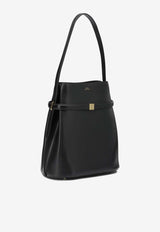 Toteme Small Leather Shoulder Bag Black 244-WAL0048-LE0025-001BLACK_a51e62e3-c7f6-4a73-b05c-419e37a30aab