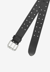 Carhartt Wip Double Script Leather Belt Black I0361050M4.XX_1519f29d-fc77-44d5-b875-c0407c0462cb