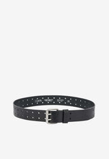 Carhartt Wip Double Script Leather Belt Black I0361050M4.XX_1519f29d-fc77-44d5-b875-c0407c0462cb