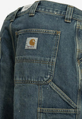 Carhartt Wip OG Single Knee Denim Shorts Blue I03702001.EJ_1f3b261d-c538-488d-b6e7-1e73158bac28