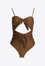 Zimmermann Aster One-Piece Swimsuit Brown 9070WSS261WAL_9d6bebcb-18a4-4d22-9814-1c9f4ed9831a