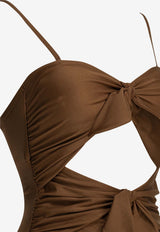 Zimmermann Aster One-Piece Swimsuit Brown 9070WSS261WAL_9d6bebcb-18a4-4d22-9814-1c9f4ed9831a