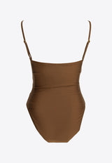 Zimmermann Aster One-Piece Swimsuit Brown 9070WSS261WAL_9d6bebcb-18a4-4d22-9814-1c9f4ed9831a