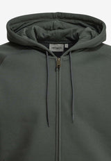 Carhartt Wip Chase Zip-Up Hooded Sweatshirt Blue I0336643TS.XX_86bd16af-3099-4f60-88ad-60446d20fbf4