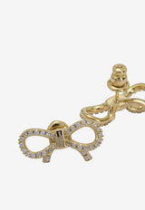 Ferragamo Embellished Bow Stud Earrings Gold 0795069_427e1448-7cce-4076-b396-4dfd24e4c044