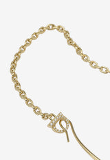 Ferragamo Gancini Brass Necklace Gold 0795113_182d38d1-3340-4147-b011-4cbc019c18c4