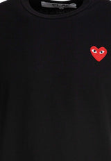 Comme Des Garçons Play Heart Logo Print T-shirt Black AX-T108-0511 BLACK_28f9bb1f-df3c-466e-a3f4-bb7dbcd3218c