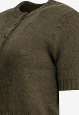 Khaite Nora Cashmere Cropped Cardigan Green 9608645777_0d6a87a6-4045-4fd5-a333-15449bd79e68