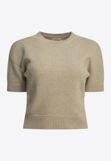 Khaite Golden Cashmere Knit Top Beige 18289650992_f970b9fd-f9ab-4fc1-9f17-e42390062088