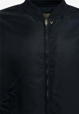 Valentino Vgold Zip-Up Bomber Jacket Blue 9V3CIR45BET4ML_be4242a6-0ec2-4b07-89f3-76916cd56247