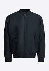 Valentino Vgold Zip-Up Bomber Jacket Blue 9V3CIR45BET4ML_be4242a6-0ec2-4b07-89f3-76916cd56247