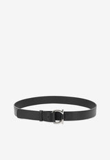 Ferragamo Gancini Leather Belt Black 0791041_39d47472-b2e2-4c41-8274-04273c6a0316