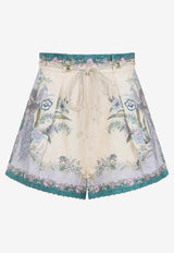 Indra Linen Tuck Shorts