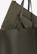 Tory Burch Perry Leather Tote Bag Green 177236306_857d457a-9fe5-4e9a-bb3c-ea7ebd2c5768