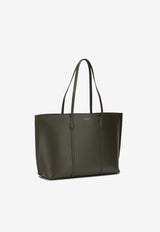 Tory Burch Perry Leather Tote Bag Green 177236306_857d457a-9fe5-4e9a-bb3c-ea7ebd2c5768