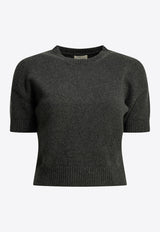 Khaite Golden Cashmere Knit Top Gray 18289650205_5698c5a2-dca3-4407-ab08-1262c77b3c00