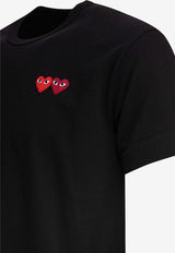 Comme Des Garçons Play Double Heart Logo T-shirt Black AX-T226-0511 BLACK_d2e62ecc-7a31-442a-b44a-145e57ba5e5c