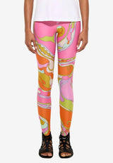 Orchidee Print Leggings