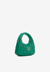 Small Wander Matelassé Top Handle Bag