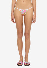 Orchidee Print Bikini Briefs