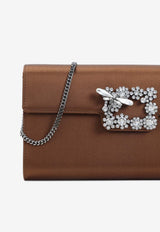 Dragonfly Satin Clutch Bag