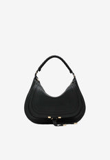 Chloé Marcie Leather Shoulder Bag Black CH26SS881R35/T_CHLOE-001