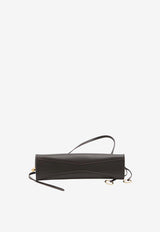 Alaïa Medium Le Click East-West Shoulder Bag Dark Brown AA1S01430CA332--730