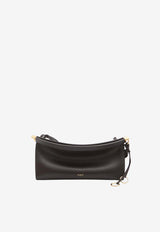 Alaïa Medium Le Click East-West Shoulder Bag Dark Brown AA1S01430CA332--730