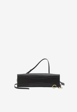 Alaïa Medium Le Click Calf Leather Shoulder Bag Black AA1S01430CA332--999