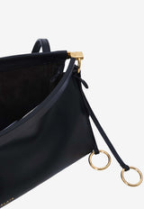 Alaïa Medium Le Click Calf Leather Shoulder Bag Black AA1S01430CA332--999