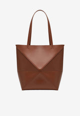 Loewe Medium Puzzle Fold Leather Tote Bag Brown A657G50X01LE/T_LOEW-4927