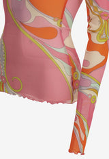 Pucci Orchidee Print Fitted Top Multicolor 6HJM466H739027_9eed11de-3cb4-4982-ae06-88fb71cf0fa6