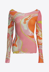 Pucci Orchidee Print Fitted Top Multicolor 6HJM466H739027_9eed11de-3cb4-4982-ae06-88fb71cf0fa6