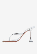 Juliette 95 Metallic Leather Thong Sandals