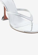 Juliette 95 Metallic Leather Thong Sandals